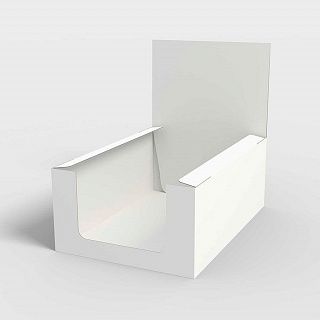 Коробка самосборная из МГК Коробка самосборная с прозрачными стенками и ложементом 303х203х87 мм 